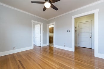 The Breslin Apartments Living Room and Entryway Property Image